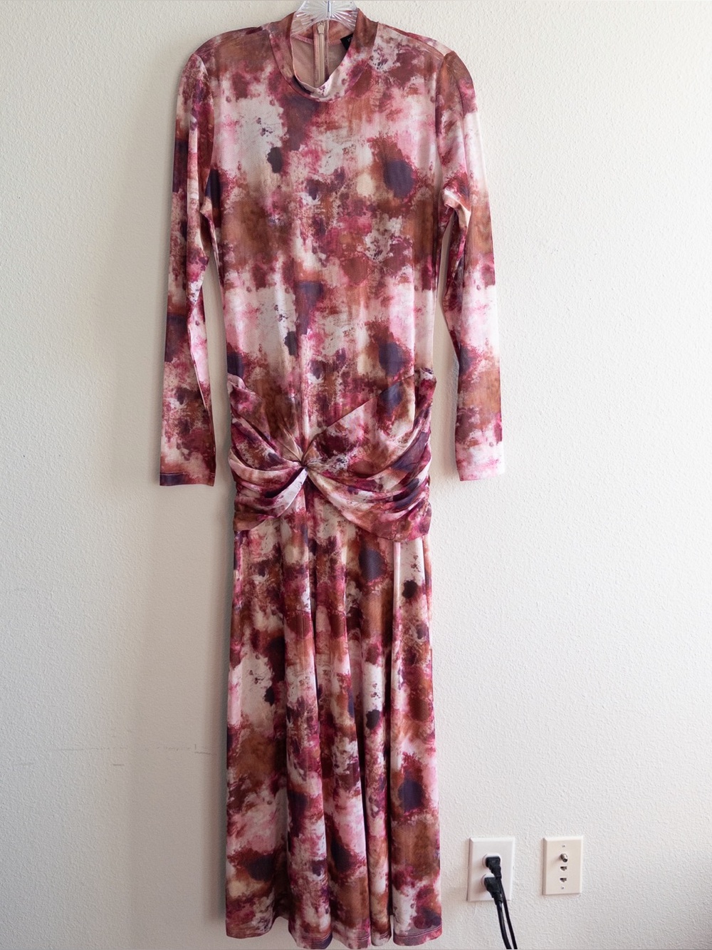Bardot Lea Mesh Long Sleeve Dress size XL